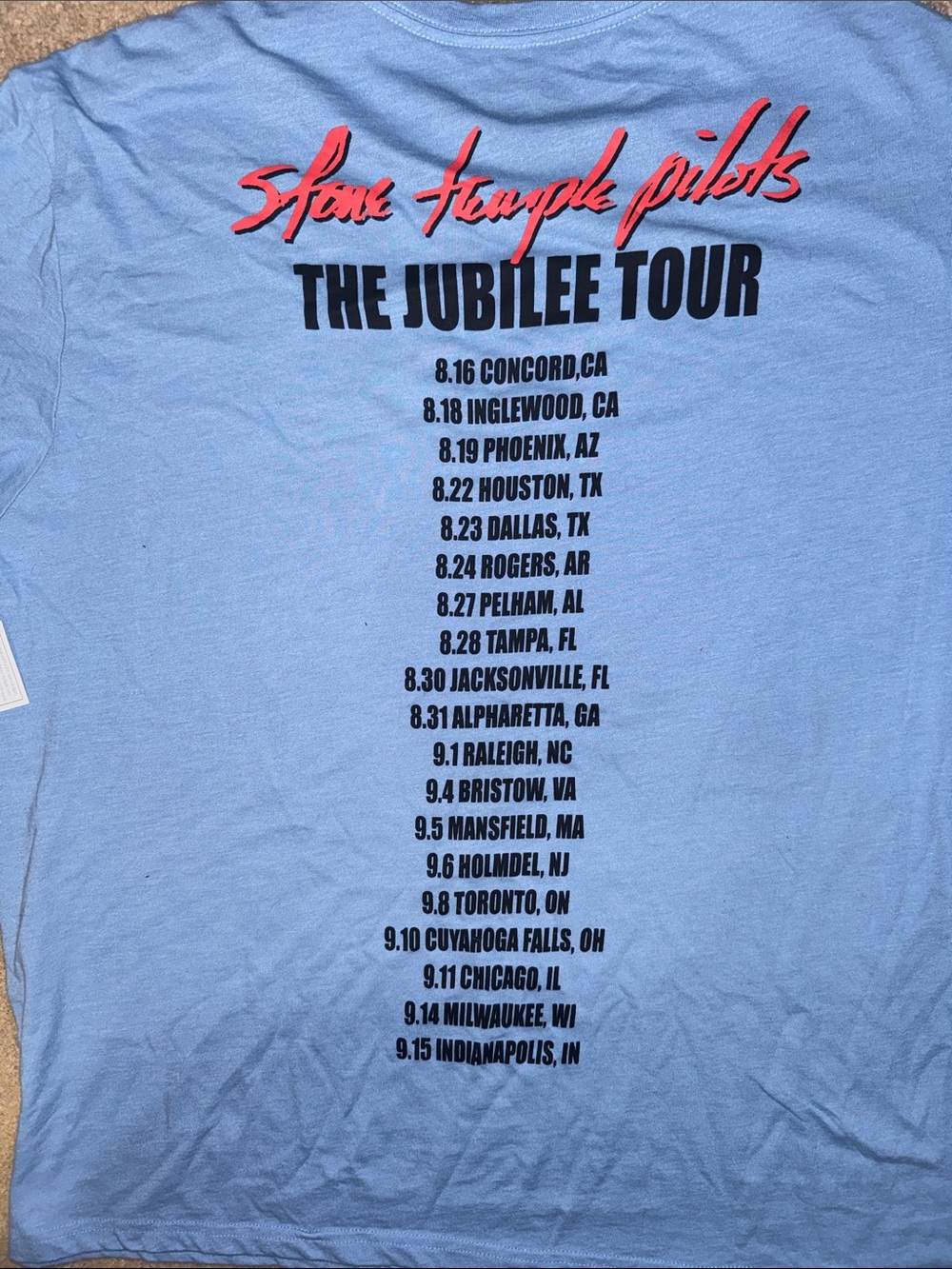 Logo Graphic Tee — Light Blue - Picture 5 of 5